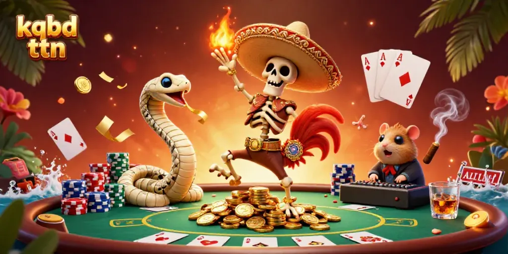 Experience kqbd tt hn with lively characters enjoying a vibrant gambling atmosphere.